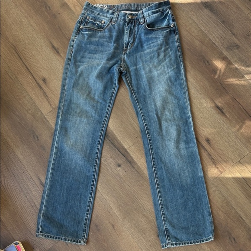 Ecko Unlimited Men's Vintage Wash Blue Straight Jeans ! Size 30